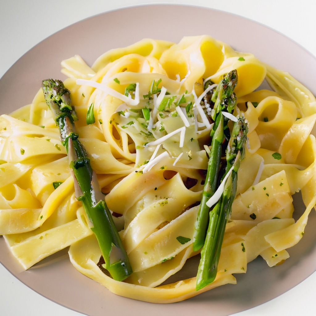 Tagliatelle mit Spargel