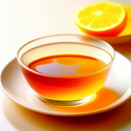 Consommé à l&amp;#39;orange / Orangen-Consommé