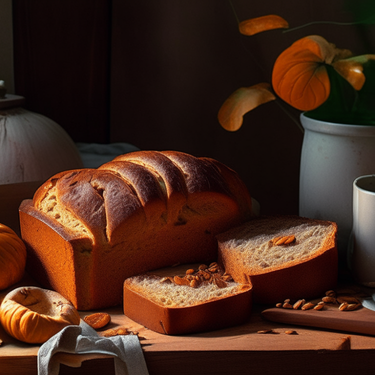 Brotscheiben in einem Laib